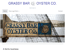 Tablet Screenshot of grassybaroyster.com